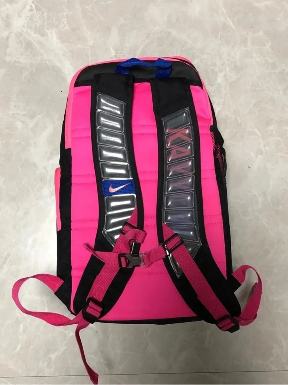 🌹Nike Black Backpack with Pink Accents and Gradient Detail